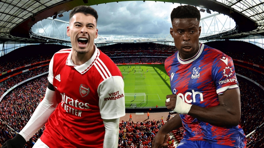 Dự đoán tỷ số, đội hình xuất phát trận Arsenal - Crystal Palace